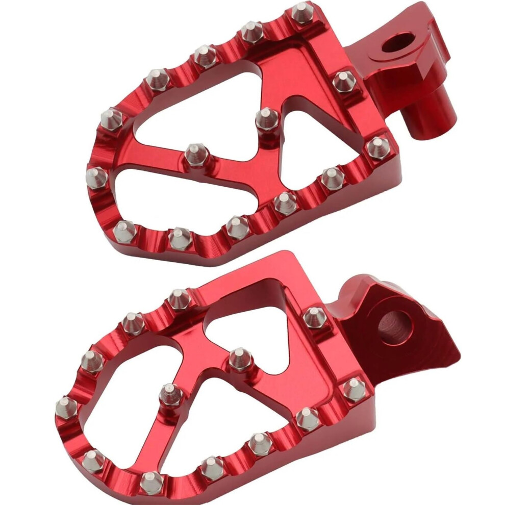 Foot Pegs Aluminum Alloy For Honda Cr 125 250 500 19881994 Enhanced Offroad Stability 9189345573019