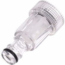Filtri per l'acqua resistenti alla corrosione: design a connessione rapida, fornitura di acqua pulita per idropulitrice e tubo da giardino.
