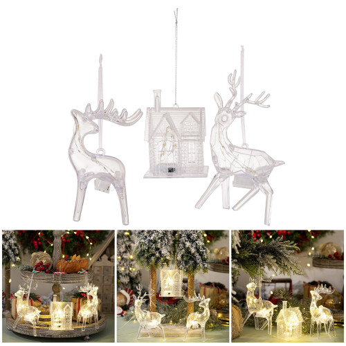 Functional Acrylic Christmas Hangings Ornament for-Type B 2