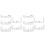 1/2/3 Set T-shirt Guide Ruler with Clear Scale-liangbaikuan 1