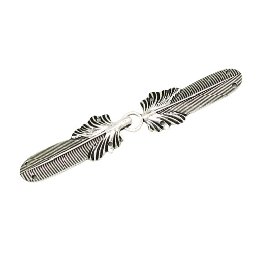 Decorative Alloy Cardigan Button for Sweater-Antique Silver