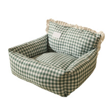 Calmed Dog Sofa Bed Large with Luxurious Short Plush Soft-L