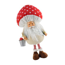 Mushroom Hat Gnomes Doll Figurine-Standing Mushroom Gr