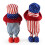 American Patriotic Gnomes Plush Dolls for Independence 6