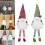 Unique Tree Toppers Easy Install Cone Dwarf Man Christmas-Red 3
