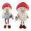 Christmas Plush Decorations Mushroom Hat-Sitting Mushroom Gra 2