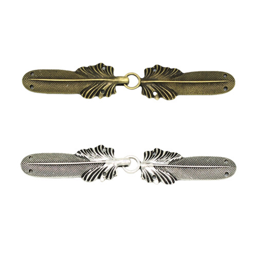 Decorative Alloy Cardigan Button for Sweater-Antique Silver 1