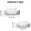 Fashion Pet Relaxation Sofa Pet Friendly Sofa Bed-White M 3