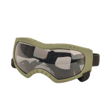 Windproof Dogs Sunglasses Suitable for Medium-Army green gray