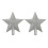 Elegant Star Christmas Tree Toppers Decorating-Silver L 1