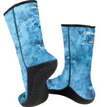 Unisex Hunter Socks 3 Millimeter Neoprene Size S Camo Blue For Aquatic Activities