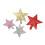 Elegant Star Christmas Tree Toppers Decorating-Silver L 6