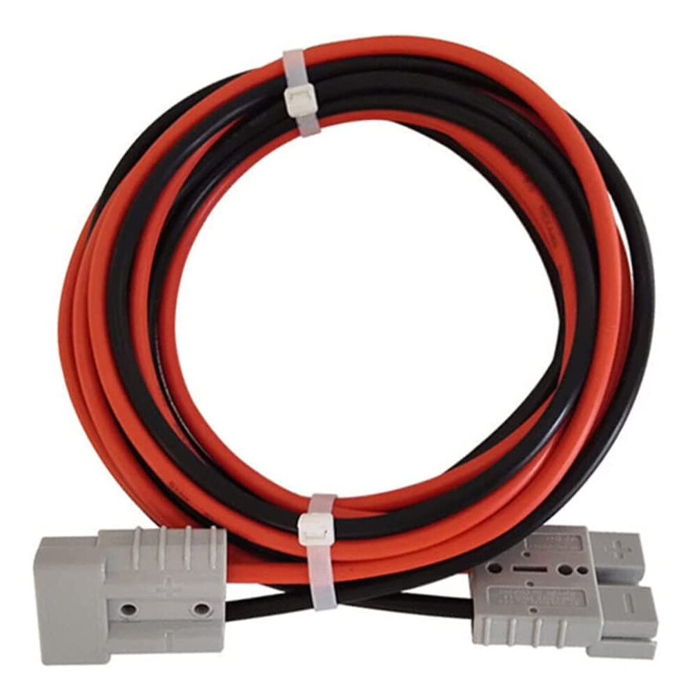 50A 600V Forklift Battery Charger Connector Plug With 8Awg 50Cm Fast Charging Cable 9001264904906