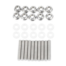 Stainless Steel Exhaust Manifold Stud Kit M8 x 1.25 for Honda Acura Civic Accord 10pcs Durable