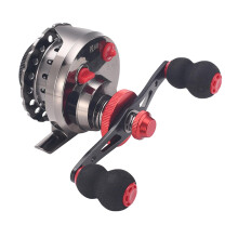 Fly Fishing Reel Right Left Reversible Handle Lightweight Powerful Sea Fishing Reel 2.6:1 Gear Ratio Replaceable Handle
