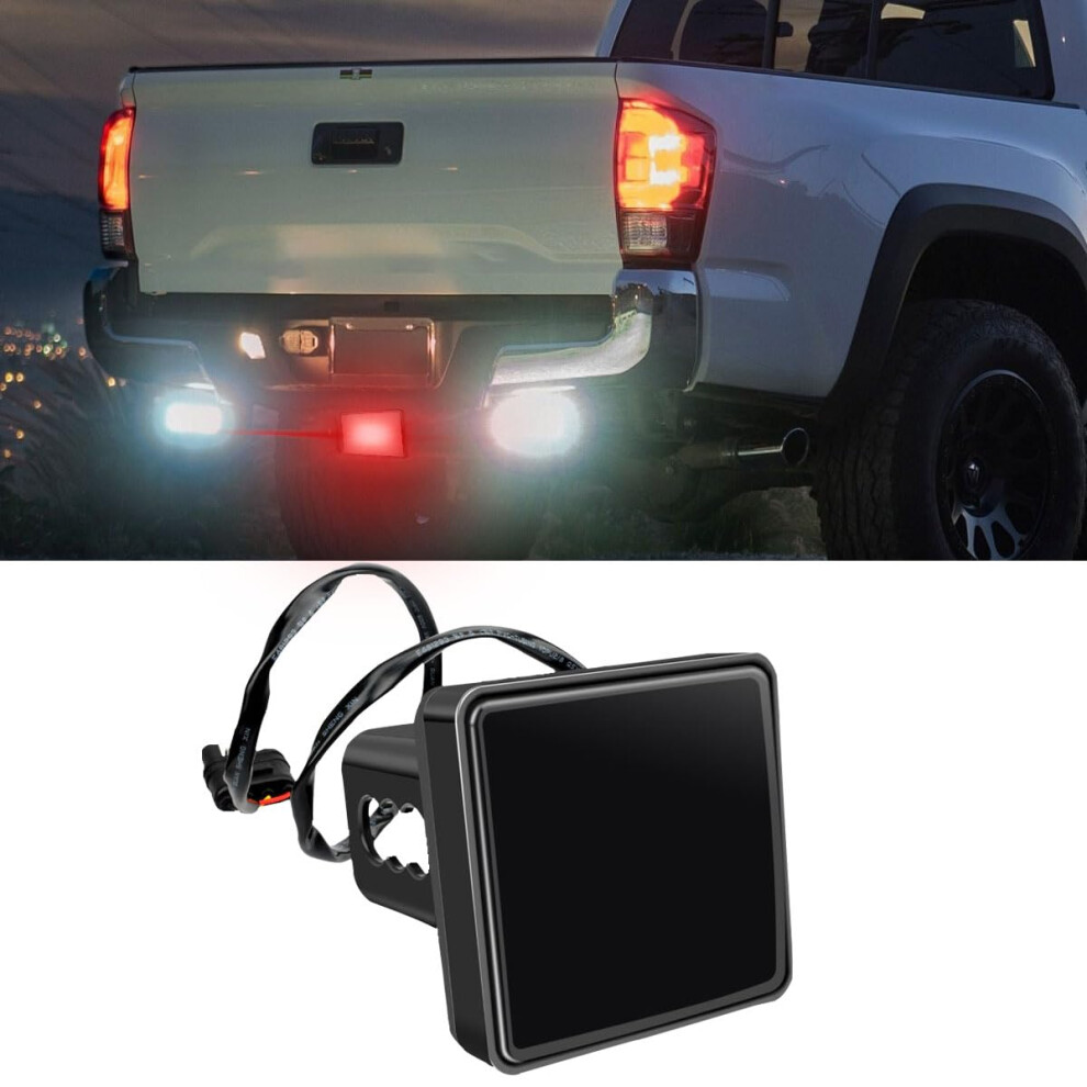 15 Led Trailer Hitch Brake With Smoked Lens, Waterproof Tail Fits 2Inch Receiver Truck Suv Rv Light 9001264905958