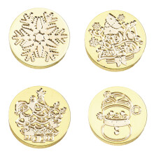 4 Stuks Kerst Stempel Hoofd Afdichting Stempel Hoofd-Stijl één