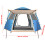 Campingzelt Oxford-Stoff Automatisches 13