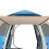 Campingzelt Oxford-Stoff Automatisches 8