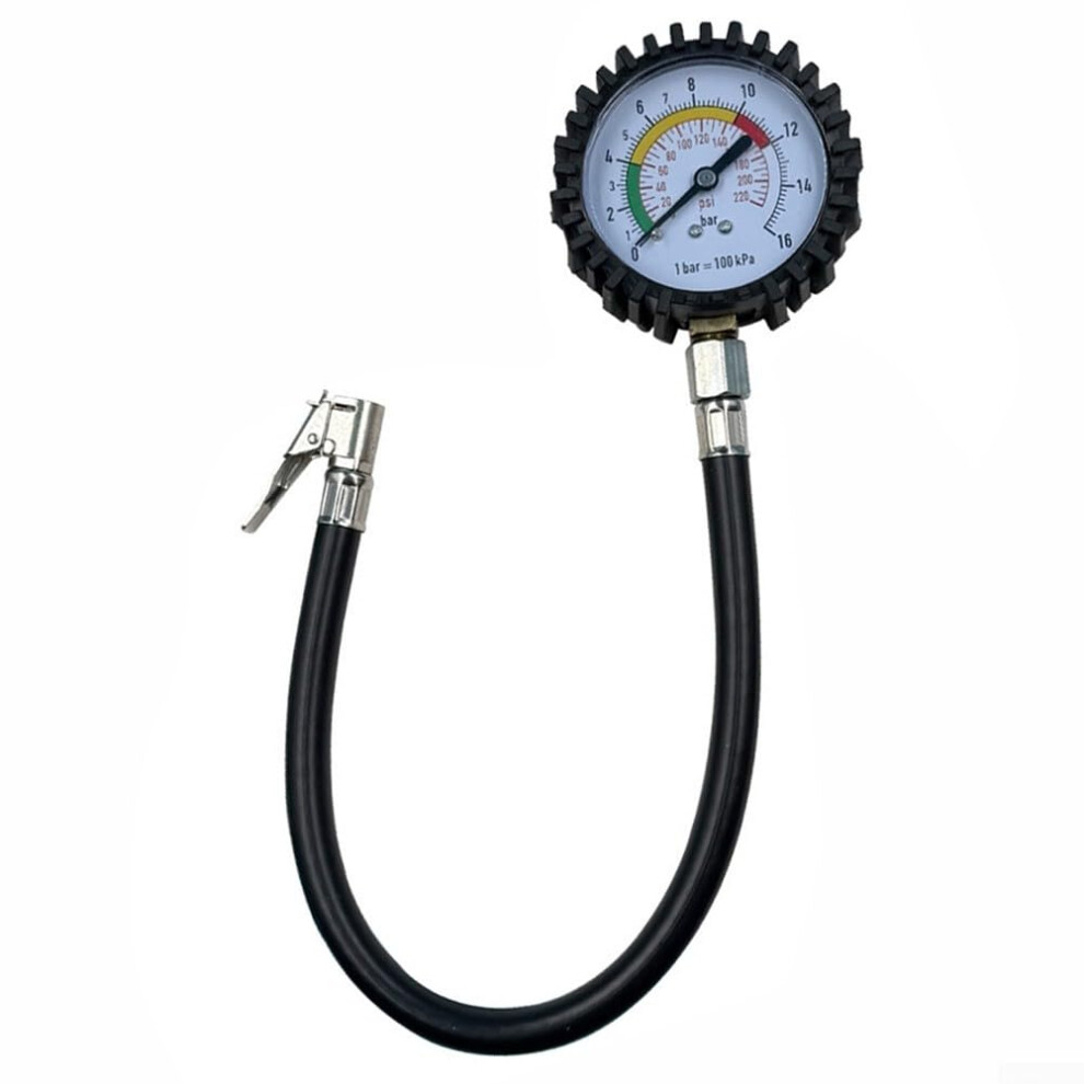 Tire Pressure Gauge 0220 Psi Heavy Duty With Hose Battery 3In1 For Cars And Motorcycles 9001264906511