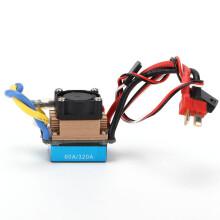 Conjunto de motor brushless e ESC para veículos RC, motor ajustável com rotor balanceado de precisão e ventoinha de refrigeração, compatível