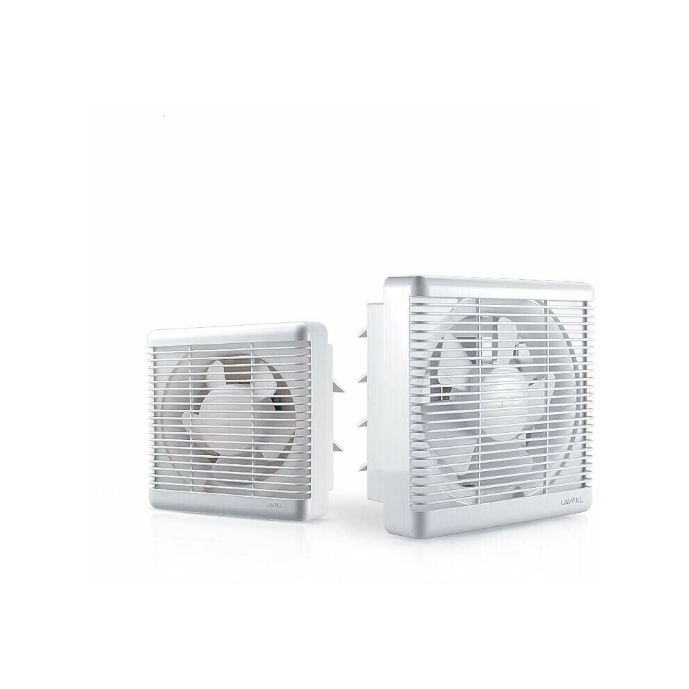 8In Quiet Ventilation Exhaust Fan, Wall-Mounted Window Shutter With Reversible Airflow For Wide Application, Abs Material High Performance And Safe Op 9198585056800