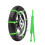 Snow Chains for Motorcycles Adjustable AntiSkid Grip Reusable Emergency 10Pcs Green 1