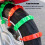 Snow Chains for Motorcycles Adjustable AntiSkid Grip Reusable Emergency 10Pcs Green 5