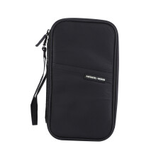 Portapasaportes familiar Tyvek ligero e impermeable con múltiples compartimentos, organizador de documentos de viaje, forro con bloqueo RFID