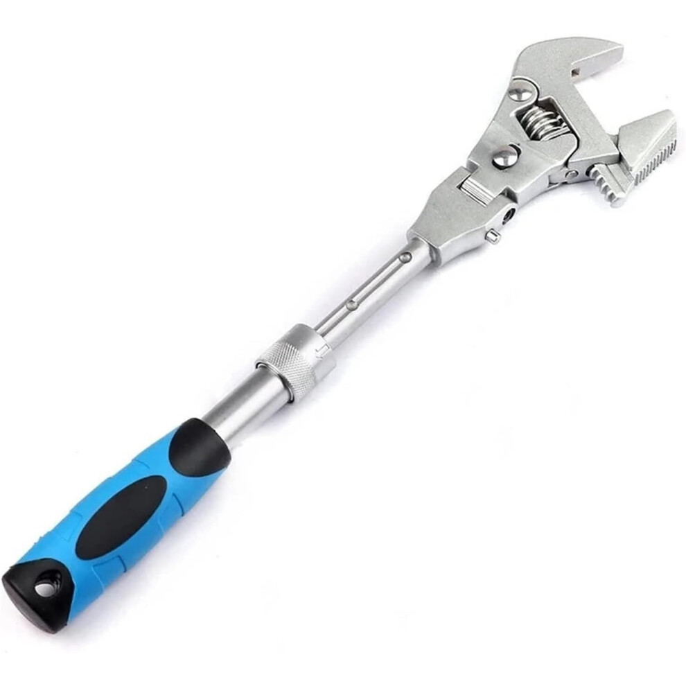 Adjustable Spanner 5In1 Retractable Folding Ratchet Wrench For Plumbing Hvac, 1 Pc, Multifunction Shifter Spanner 9001264907389