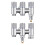Connecteur triple de robinet de valves de sortie-Gris pistolet 2 3