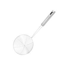 Stainless Steel Skimmer Mesh Strainer with Long Handle for Frying Pasta Noodles Dishwasher Safe