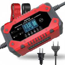 12V 6A Intelligent Battery Charger for BMW M 1000 RR Motorcycle and Car with LCD Display and Auto Stop