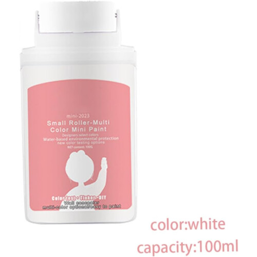Wall  Paste with Compact Roller Brush, 2 in 1 Wall Mending Agent, 100ml White Crack Filler 1