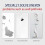 Wall  Paste 100g Easy Crack Hole Fix with Roller Brush Wall Patching Compound for Home 4