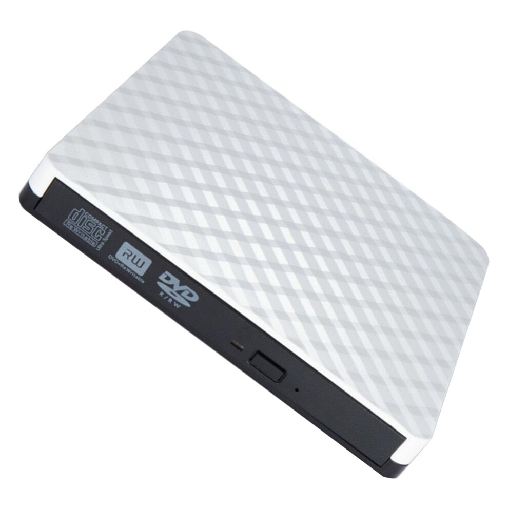 External Drives Usb 3.0 Slim Rom Rewriter Usbc Burners Laptop Desktop White 9001264908478
