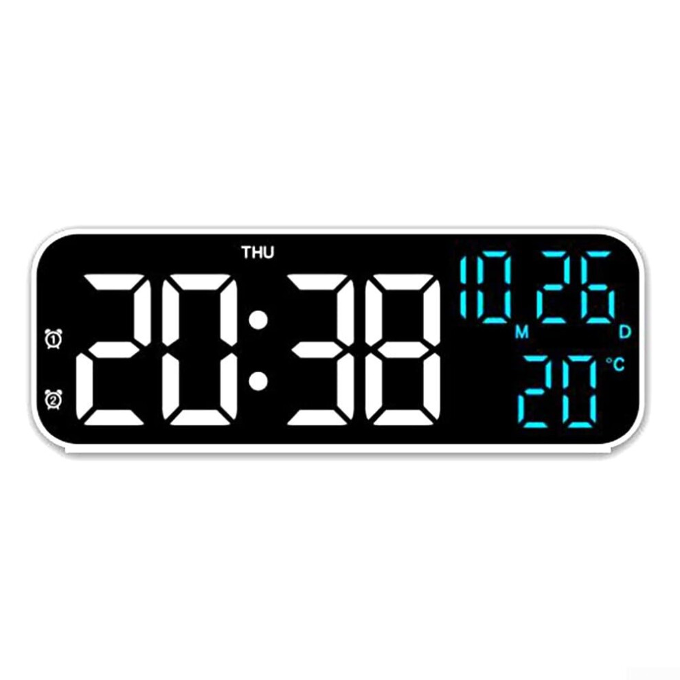 LED Alarm Clock Model A Bedside Digital Clock With  Settings And Timer For Clear Visibility