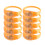 10pcs LED Bracelets Flashing Light Up Wrist Ornament-Orange 1