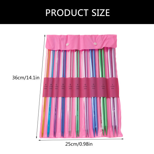 3.0mm-10mm Single Pointed Knitting Needle for Weaving 2