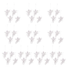Angelic Christmas Decoration Clear Hanging Ornament for Yuletide