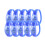 10Pcs Colorful LED Glowing Bracelets for Evening-Blue 1