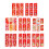 5Pack Chinese New Year Redness Packets Traditional Snake-208F 4