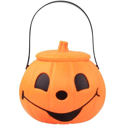 Φορητές διακοσμήσεις για το Halloween, εποχιακός και εορταστικός κουβάς με γλυκά 2
