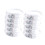 10pcs LED Bracelets Flashing Light Up Wrist Ornament-White 1