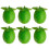 6Pcs Realistic Faux Lemon Simulation Fruit Photographic-green 1
