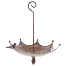 Multifunctional Bird Feeders Bath Tray with Umbrella Shape for
