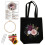 Handmade Embroidery Kits Canvas Handbag Embroidery Set-black 1