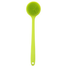 Ergonomický design koupelnové hubice s masážními malými hroty, silikonová drhnetka na záda pro jemné a hebké čištění při sprchování