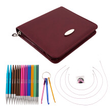 Interchangeable Circular Knitting Needle Crochet Hook Set,