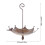 Multifunctional Bird Feeders Bath Tray with Umbrella Shape for 3